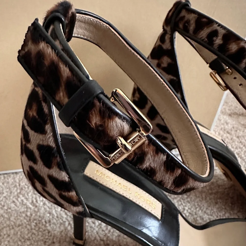 Michael Kors Leopard Sandals - Picture 5 of 15
